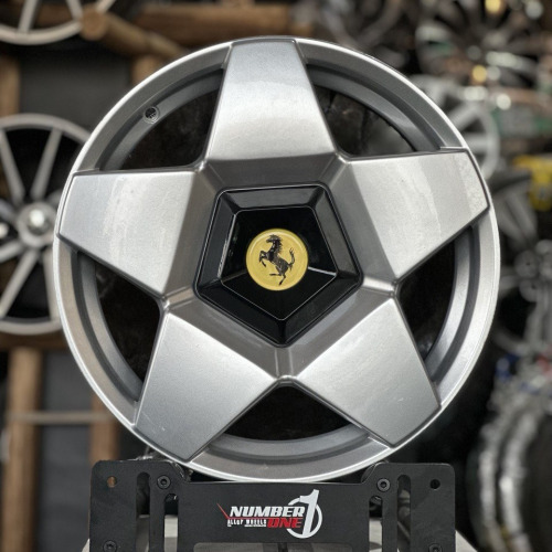 رینگ-اسپرت-فراری-سایز-16-نقره-ای-تصویر-1