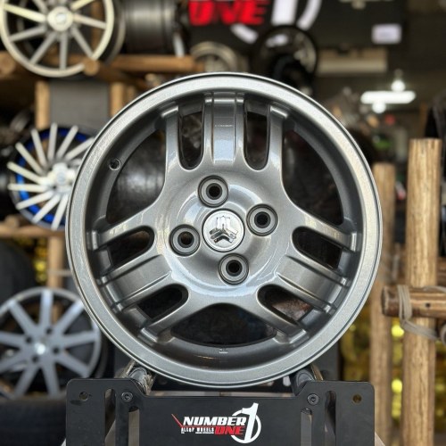 رینگ فابریک 005 تیبا سایز 14 رنگ دودی شرکتی