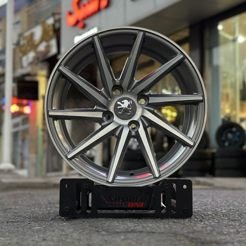 رینگ اسپرت ووسن چرخشی سایز 15 رخ تراش دودی 